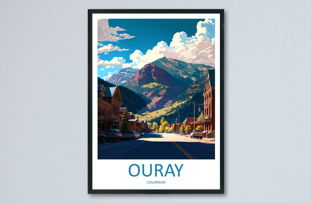 Ouray Travel Print Wall Art Ouray Wall Hanging Home Décor Ouray Gift Art Lovers Colorado Art Gift Lover Print For Ouray Art Lovers