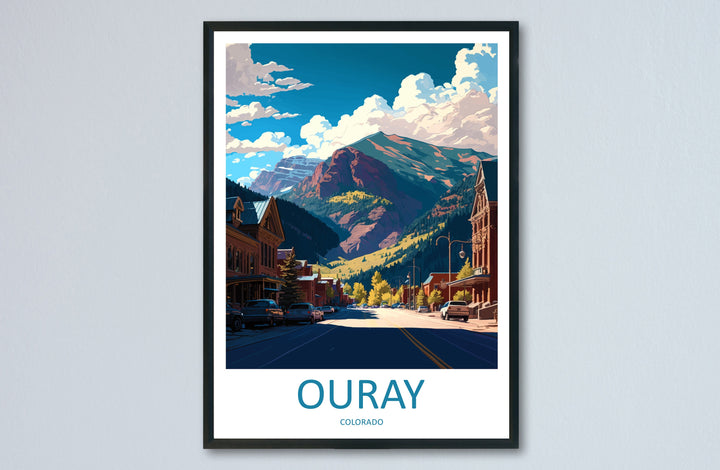 Ouray Travel Print Wall Art Ouray Wall Hanging Home Décor Ouray Gift Art Lovers Colorado Art Gift Lover Print For Ouray Art Lovers