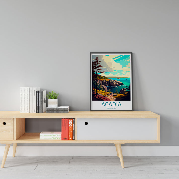 Acadia National Park Travel Print Wall Art Acadia National Park Wall Hanging Home Décor Acadia National Park Gift Art Lovers National Park
