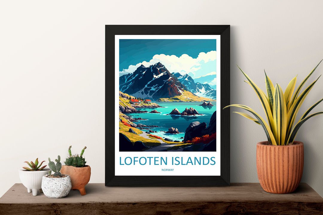 Lofoten Islands Travel Print Lofoten Home Décor Lofoten Islands Art Print Norwegian Wall Print For Lofoten Gift Wall Hanging Lofoten Artwork