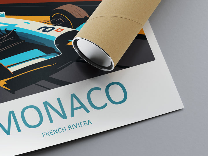 Monaco Travel Print Wall Art Monaco Wall Hanging Home Décor Monaco Gift Art Lovers Monaco Art Lover Gift Monaco Travel Art Wall Gift