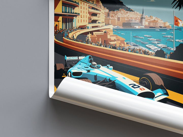 Monaco Travel Print Wall Art Monaco Wall Hanging Home Décor Monaco Gift Art Lovers Monaco Art Lover Gift Monaco Travel Art Wall Gift