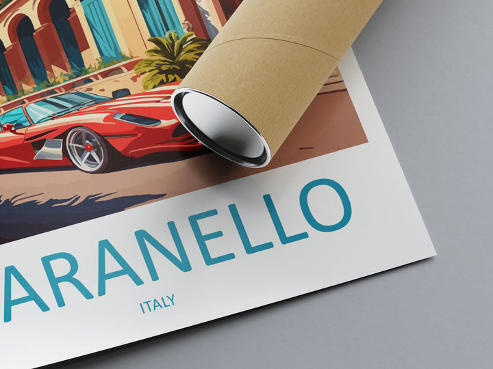 Maranello Travel Print Wall Art Maranello Wall Hanging Home Décor Maranello Gift Art Lovers Italy Art Lover Gift Maranello Print Maranello