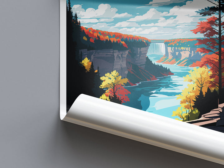 Letchworth State Park Travel Print Wall Art Letchworth Wall Hanging Home Décor Letchworth Gift Art Lovers New York State Art Gift Lover