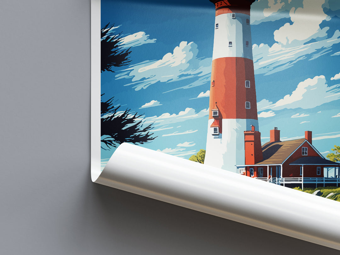 Long Island Travel Print Wall Art Long Island Wall Hanging Home Décor Long Island Gift Art Lovers New York State Art Gift Lover Poster