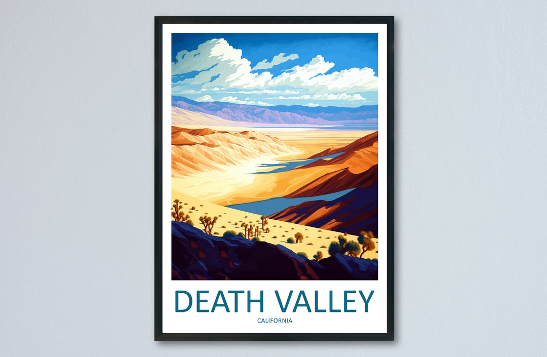 Death Valley National Park Travel Print Wall Art Death Valley Wall Hanging Home Décor Death Valley Gift Art Lovers California Art Lover Gift