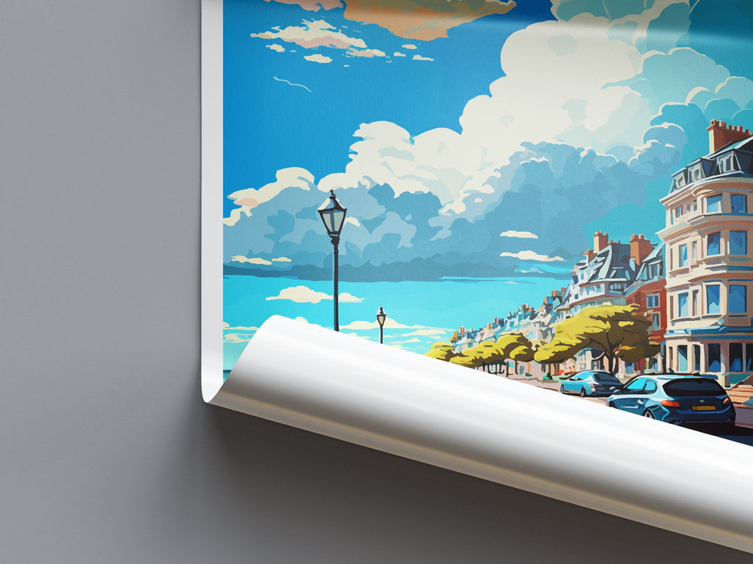 Hove Travel Print Wall Art Hove Wall Hanging Home Décor Hove Gift Art Lovers England Art Lover Gift Print