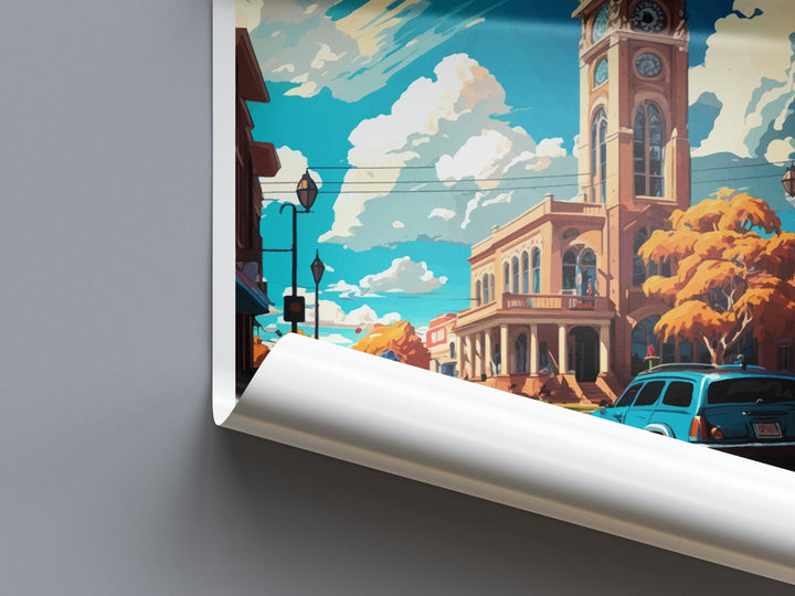 Stockton Travel Print Wall Art Stockton Wall Hanging Home Décor Stockton Gift Art Lovers California Art Lover Gift California Art