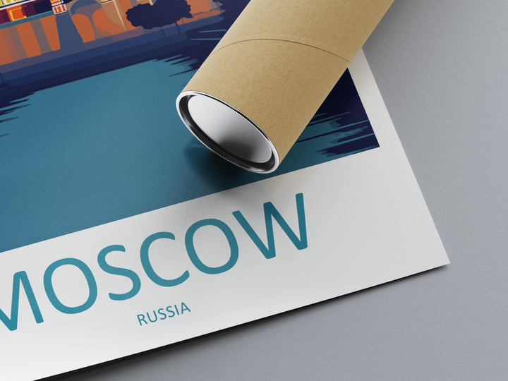 Moscow Print Moscow Home Decor Landscape Art Print Moscow Wall Art for Russia Enthusiast Gift Wall Hanging Moscow Russia Print