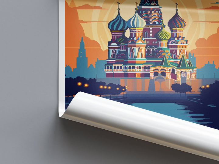 Moscow Print Moscow Home Decor Landscape Art Print Moscow Wall Art for Russia Enthusiast Gift Wall Hanging Moscow Russia Print