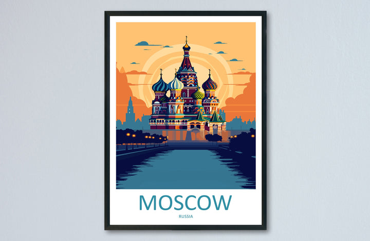 Moscow Print Moscow Home Decor Landscape Art Print Moscow Wall Art for Russia Enthusiast Gift Wall Hanging Moscow Russia Print