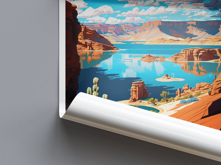 Canyon Lake Travel Print Wall Art Canyon Lake Lake Wall Hanging Home Décor Canyon Lake Lake Gift Art Lovers Arizona Art Lover Gift Arizona