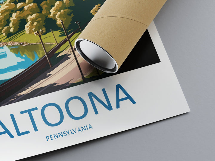 Altoona Travel Print Wall Art Altoona Wall Hanging Home Décor Altoona Gift Art Lovers Pennsylvania Art Lover Gift Pennsylvania Travel Poster