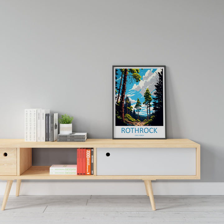 Rothrock State Forest Travel Print Wall Art Rothrock State Forest Wall Hanging Home Décor Rothrock State Forest Gift Art Lovers Pennsylvania