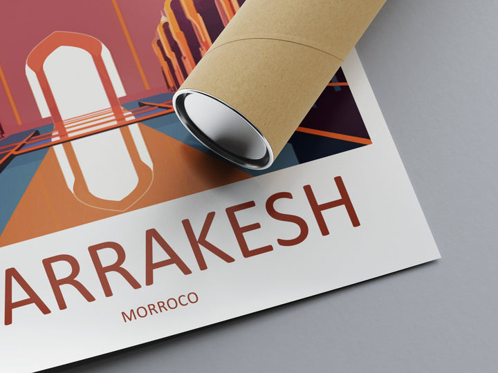 Marrakesh Travel Print Wall Art Marrakesh Wall Hanging Home Décor Marrakesh Gift Art Lovers Morocco Art Lover Gift Marrakesh Deco