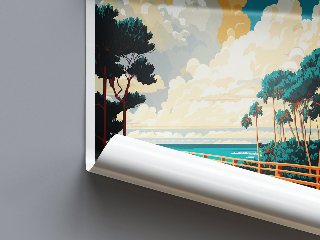 Biscayne National Park Travel Print Wall Art Biscayne National Park Wall Hanging Home Décor Camelback Gift Art Lovers Florida Art Lover Gift