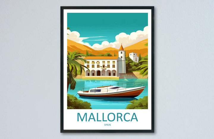 Mallorca Travel Print Wall Art Mallorca Wall Hanging Home Décor Mallorca Gift Art Lovers Spain Art Lover Gift Mallorca Print Spain Wall Art