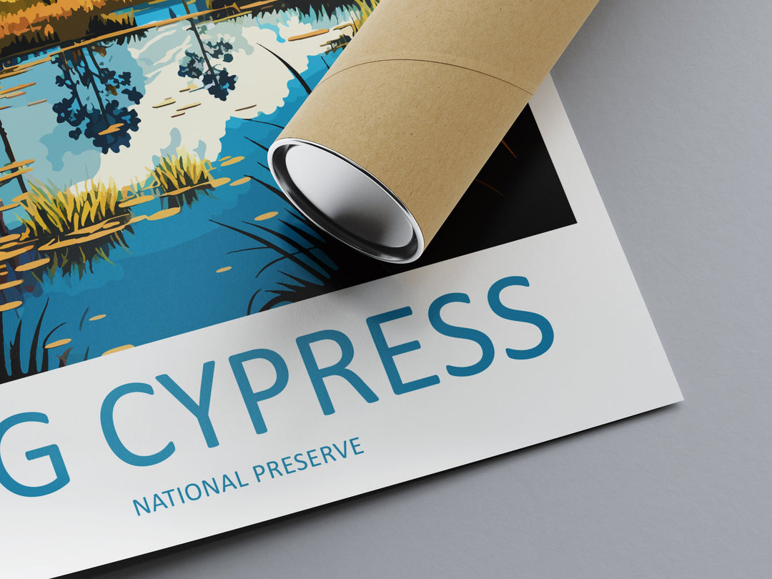 Big Cypress National Preserve Travel Print Wall Art Big Cypress Wall Hanging Home Décor Big Cypress Gift Art Lovers Florida Art Lover Gift