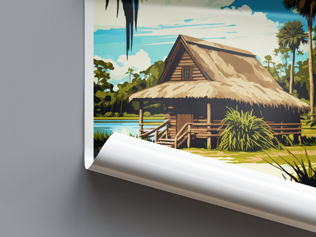 De Leon Springs State Park Travel Print Wall Art De Leon Springs Wall Hanging Home Décor De Leon Springs Gift Art Lovers Florida Art Lover