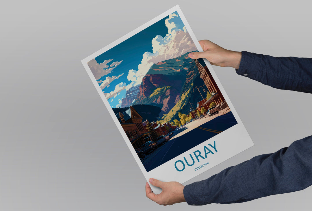 Ouray Travel Print Wall Art Ouray Wall Hanging Home Décor Ouray Gift Art Lovers Colorado Art Gift Lover Print For Ouray Art Lovers