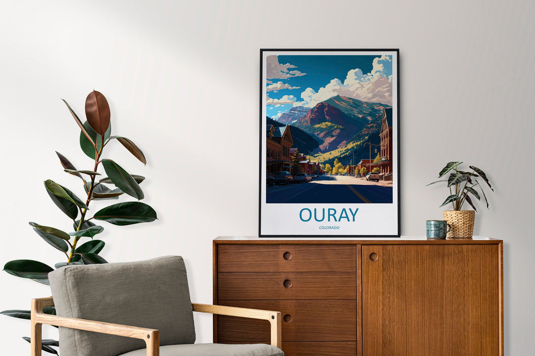 Ouray Travel Print Wall Art Ouray Wall Hanging Home Décor Ouray Gift Art Lovers Colorado Art Gift Lover Print For Ouray Art Lovers