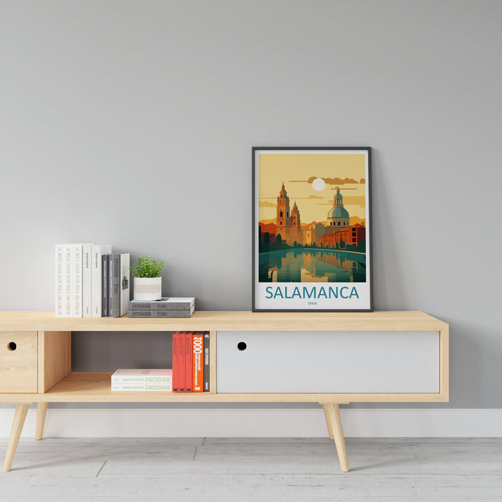 Salamanca Travel Print Wall Art Salamanca Wall Hanging Home Décor Salamanca Gift Art Lovers Spain Art Lover Gift Salamanca Print Spain Art
