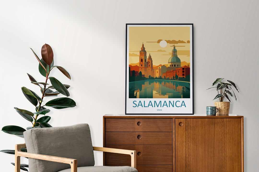 Salamanca Travel Print Wall Art Salamanca Wall Hanging Home Décor Salamanca Gift Art Lovers Spain Art Lover Gift Salamanca Print Spain Art