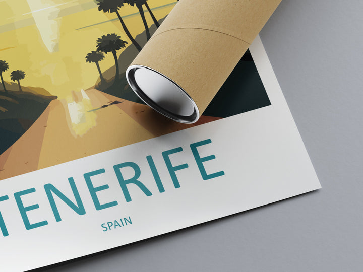 Tenerife Travel Print Wall Art Tenerife Wall Hanging Home Décor Tenerife Gift Art Lovers Spain Art Lover Gift Tenerife Print Spain Wall Art