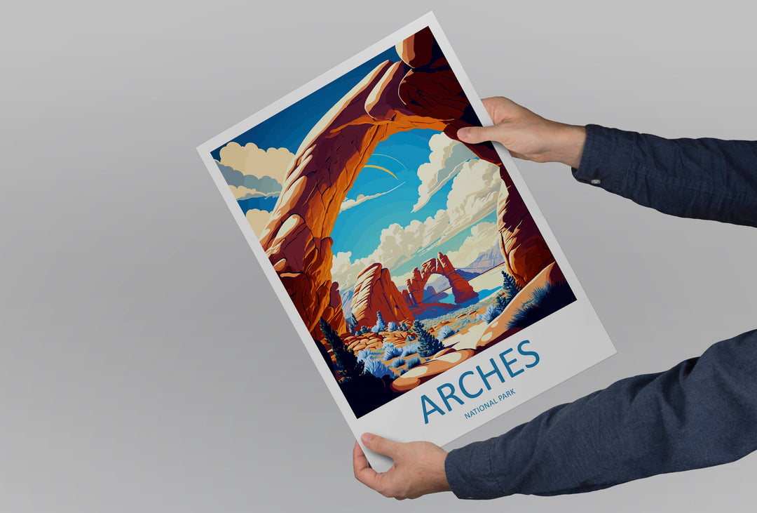 Arches National Park Travel Print Wall Art Arches National Park Wall Hanging Home Décor Arches National Park Gift Art Lovers National Park