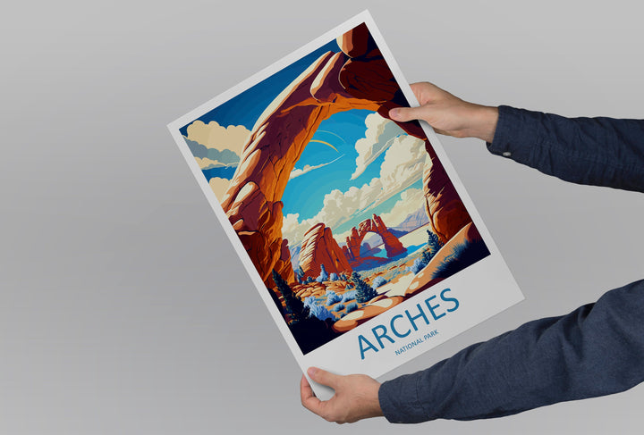 Arches National Park Travel Print Wall Art Arches National Park Wall Hanging Home Décor Arches National Park Gift Art Lovers National Park