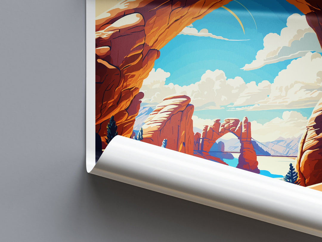 Arches National Park Travel Print Wall Art Arches National Park Wall Hanging Home Décor Arches National Park Gift Art Lovers National Park