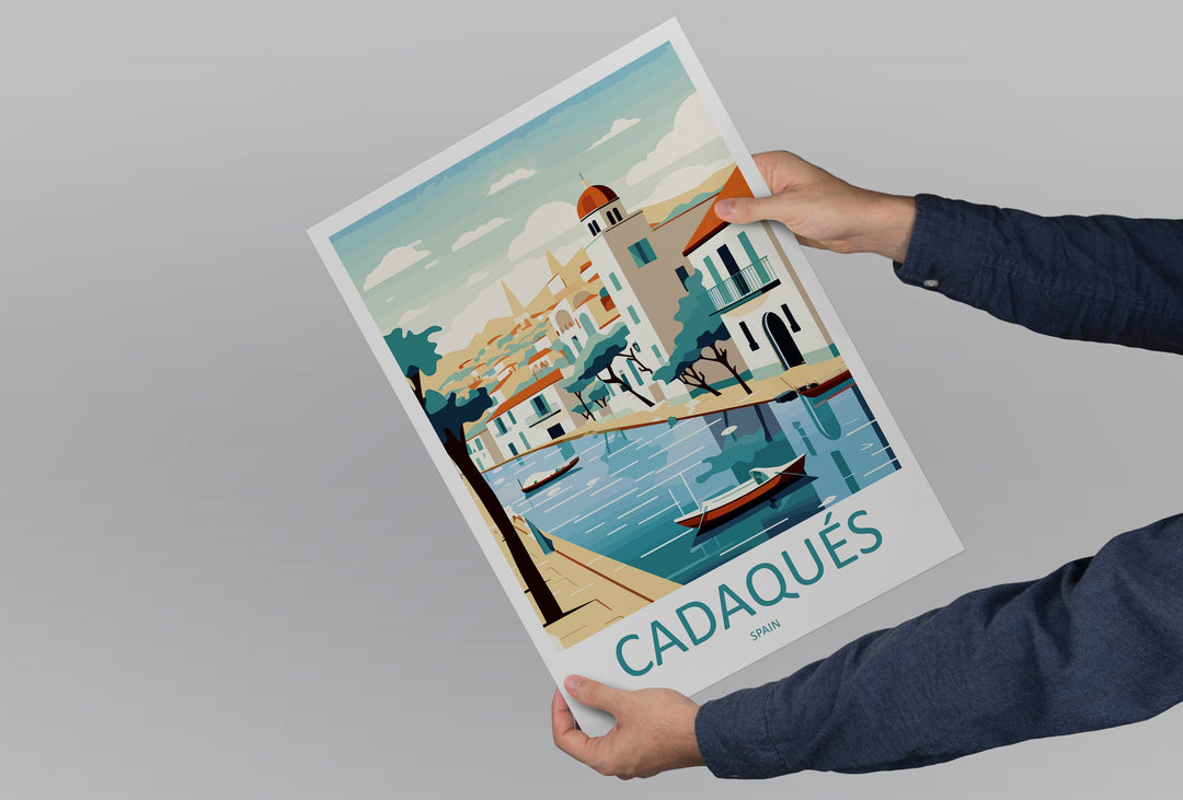 Cadaqués Travel Print Wall Art Cadaqués Wall Hanging Home Décor Cadaqués Gift Art Lovers Spain Art Lover Gift Cadaqués Print Spain Wall Art