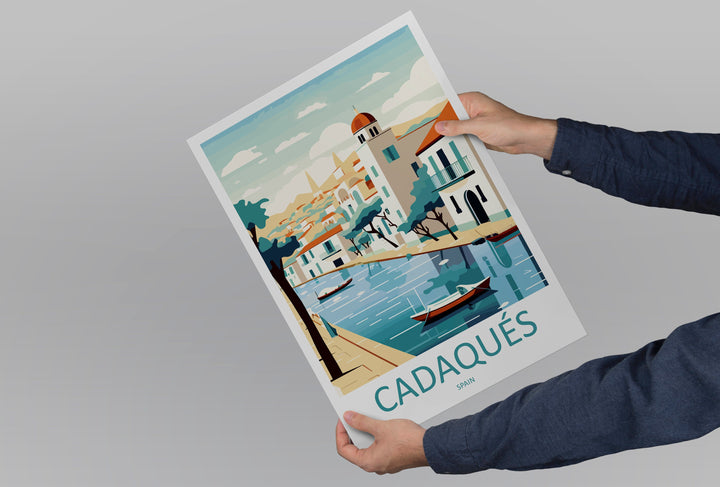 Cadaqués Travel Print Wall Art Cadaqués Wall Hanging Home Décor Cadaqués Gift Art Lovers Spain Art Lover Gift Cadaqués Print Spain Wall Art