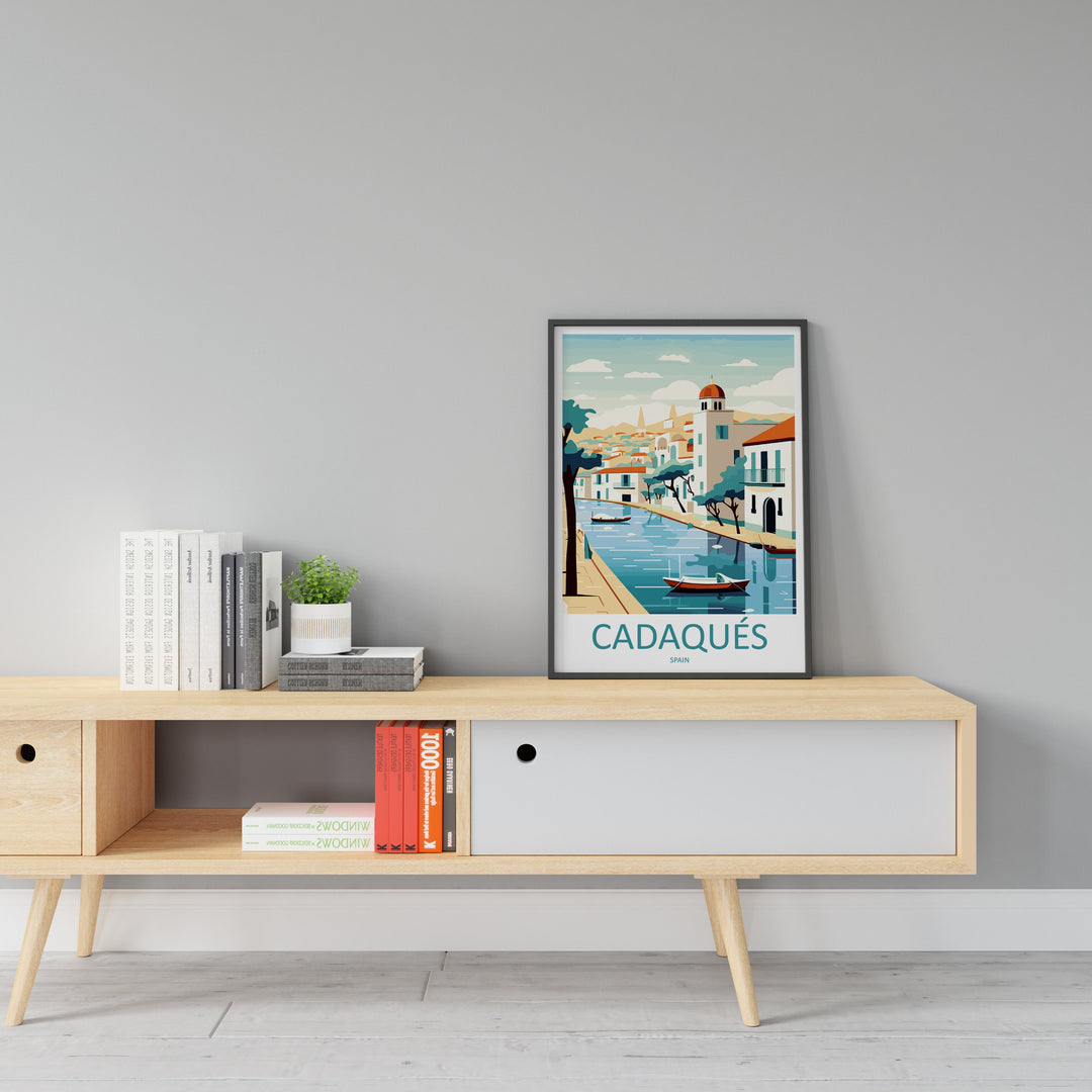 Cadaqués Travel Print Wall Art Cadaqués Wall Hanging Home Décor Cadaqués Gift Art Lovers Spain Art Lover Gift Cadaqués Print Spain Wall Art