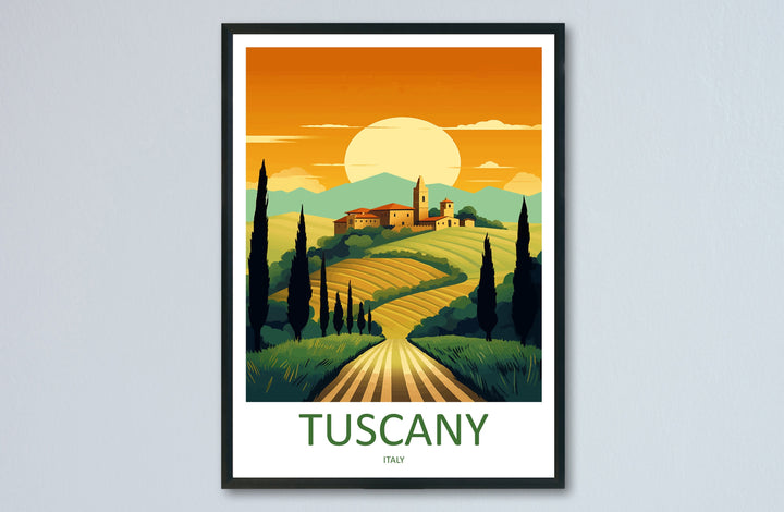 Tuscany Travel Print Wall Art Tuscany Italy Wall Hanging Home Decoration Tuscany Gift Art Lovers Wall Art Print Tuscany Italy Art Tuscany