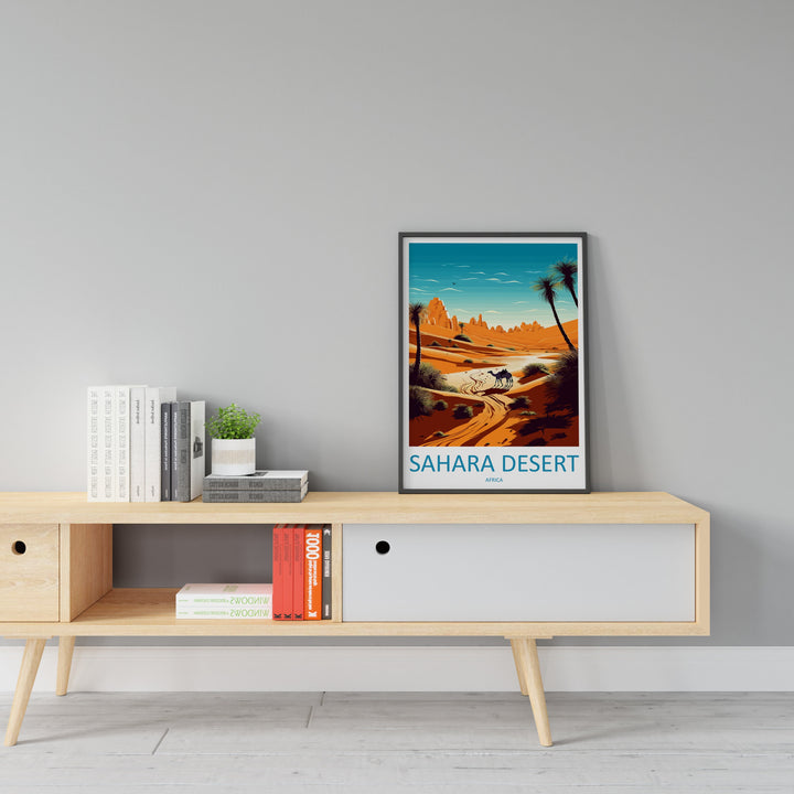 Sahara Desert Travel Print Wall Art Sahara Desert Wall Hanging Home Décor Sahara Desert Gift Art Lovers Africa Art Lover Gift Sahara Desert