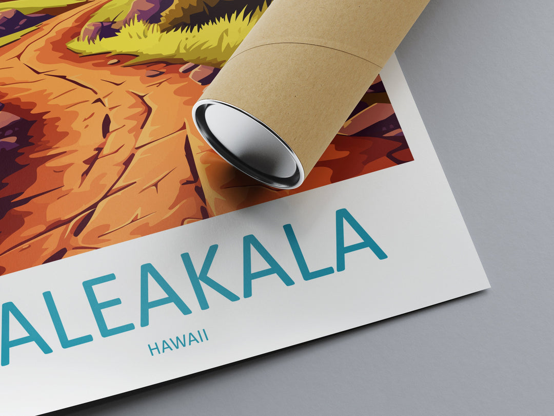 Haleakala Travel Print Wall Art Haleakala Wall Hanging Home Décor Haleakala Gift Art Lovers Hawaii Art Lover Gift Print Artwork