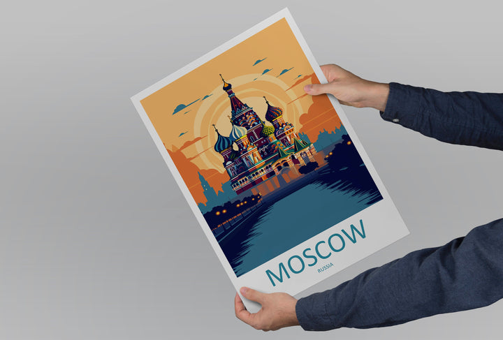 Moscow Print Moscow Home Decor Landscape Art Print Moscow Wall Art for Russia Enthusiast Gift Wall Hanging Moscow Russia Print
