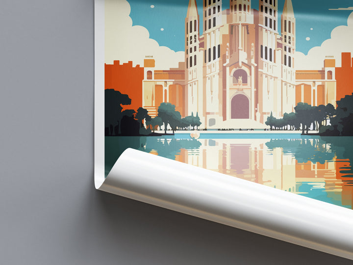 Barcelona Travel Print Wall Art Barcelona Wall Hanging Home Décor Barcelona Gift Art Lovers Spain Art Lover Gift Barcelona Print Spain Art