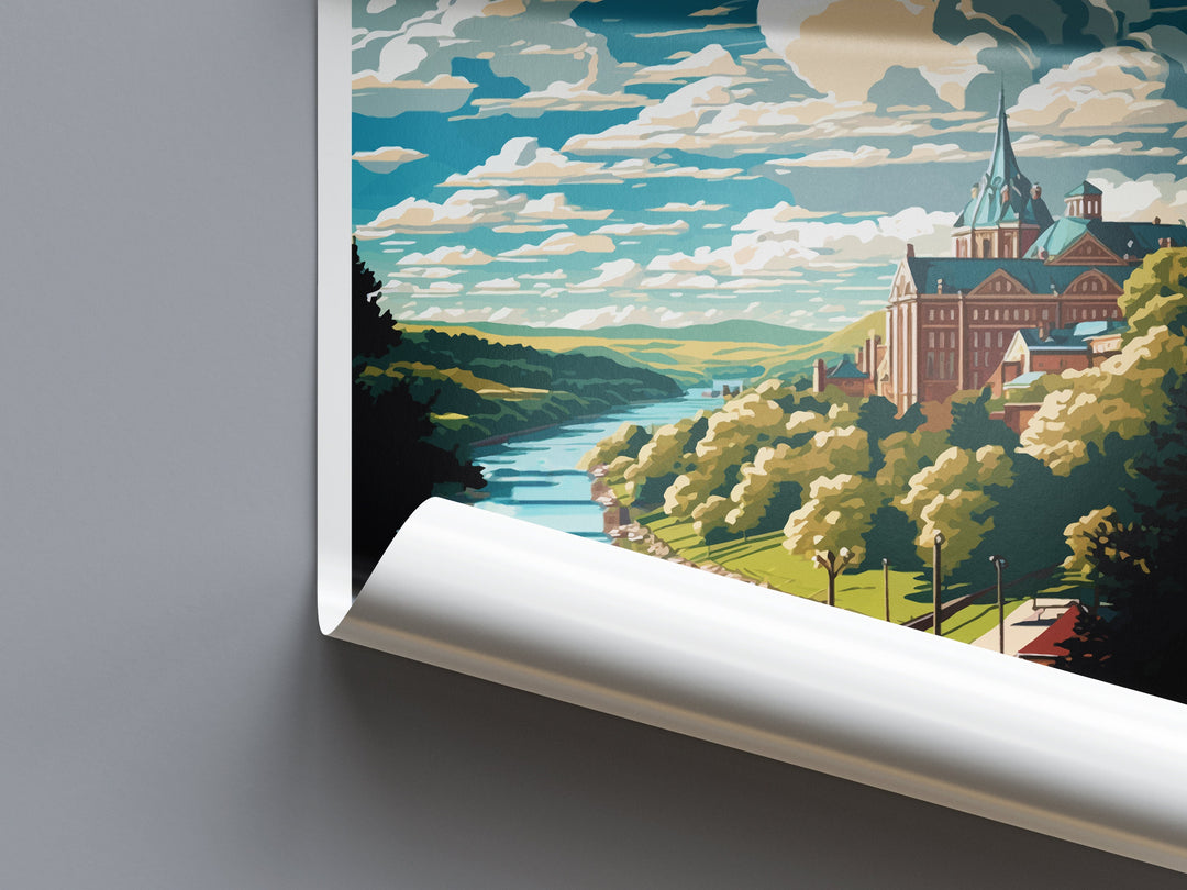 Altoona Travel Print Wall Art Altoona Wall Hanging Home Décor Altoona Gift Art Lovers Pennsylvania Art Lover Gift Pennsylvania Travel Poster