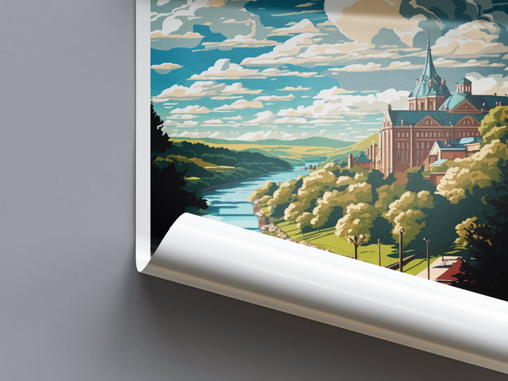 Altoona Travel Print Wall Art Altoona Wall Hanging Home Décor Altoona Gift Art Lovers Pennsylvania Art Lover Gift Pennsylvania Travel Poster