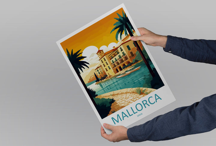 Mallorca Travel Print Wall Art Mallorca Wall Hanging Home Décor Mallorca Gift Art Lovers Spain Art Lover Gift Mallorca Print Spain Wall Art