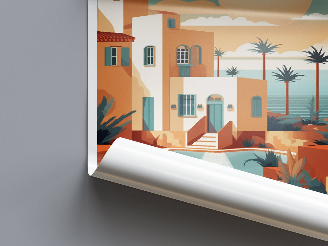 Lanzarote Travel Print Wall Art Lanzarote Wall Hanging Home Décor Lanzarote Gift Art Lovers Spain Art Lover Gift Lanzarote Wall Décor