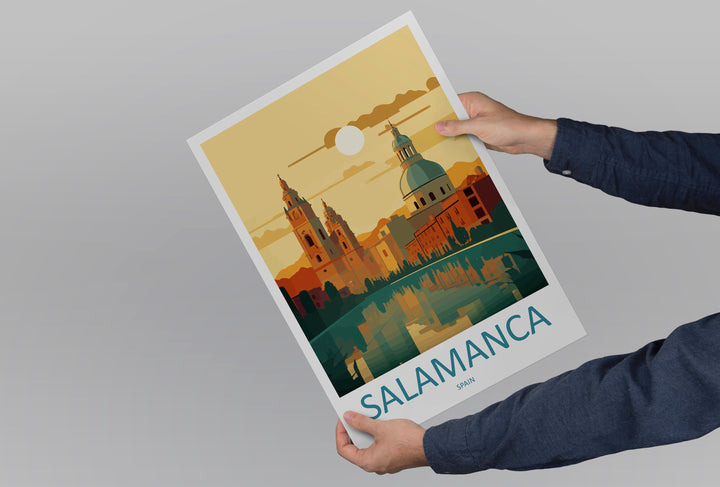 Salamanca Travel Print Wall Art Salamanca Wall Hanging Home Décor Salamanca Gift Art Lovers Spain Art Lover Gift Salamanca Print Spain Art