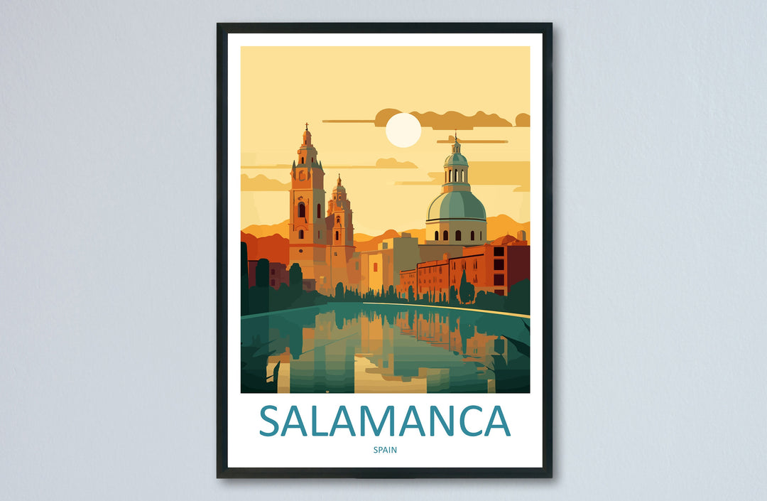 Salamanca Travel Print Wall Art Salamanca Wall Hanging Home Décor Salamanca Gift Art Lovers Spain Art Lover Gift Salamanca Print Spain Art