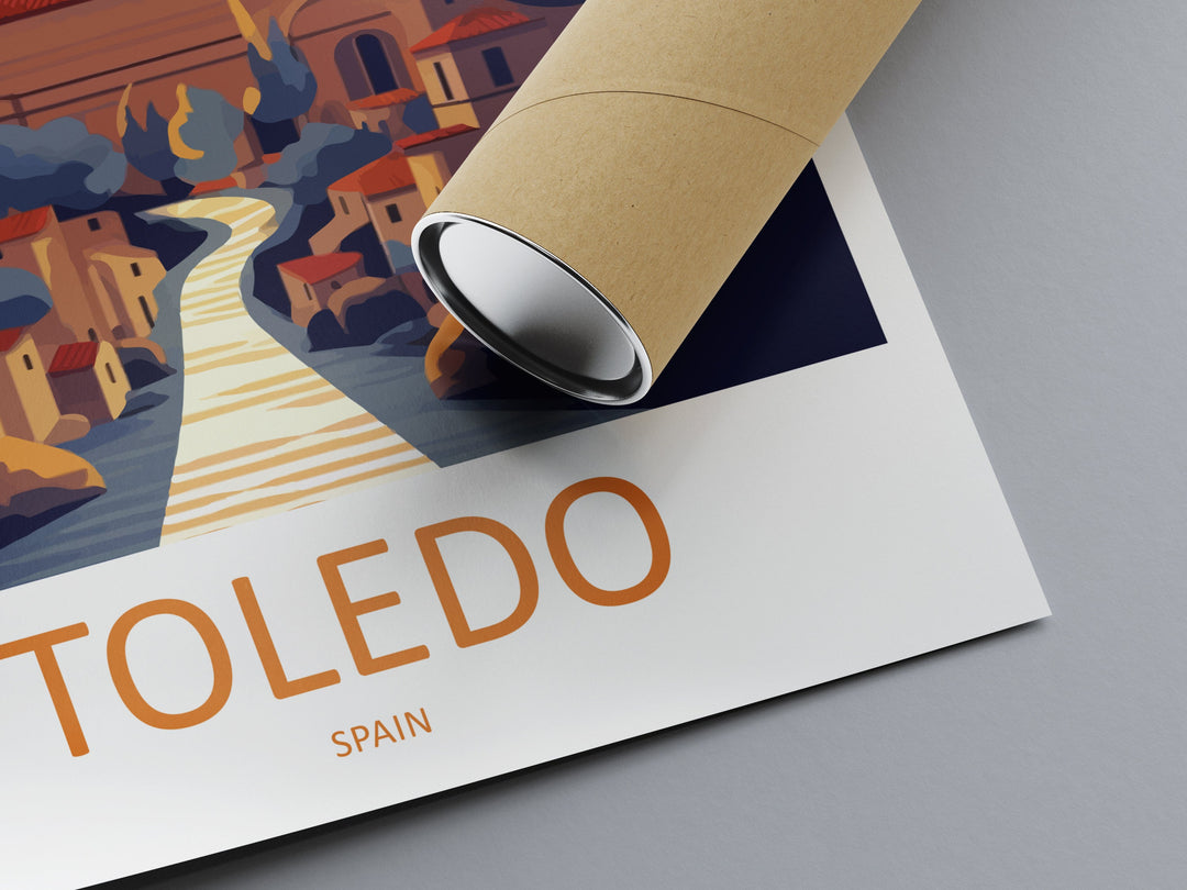 Toledo Travel Print Wall Art Toledo Wall Hanging Home Décor Toledo Gift Art Lovers Spain Art Lover Gift Toledo Print Spain Wall Art