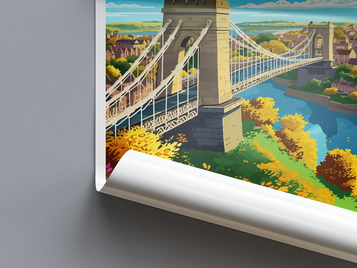 Bristol Travel Print Wall Art Bristol Wall Hanging Home Décor Bristol Gift Art Lovers England Art Lover Gift Bristol Bridge City Art Print