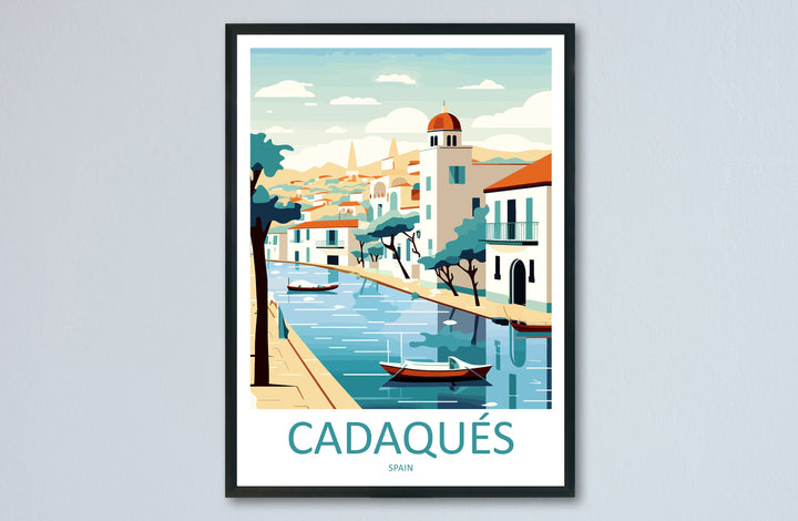 Cadaqués Travel Print Wall Art Cadaqués Wall Hanging Home Décor Cadaqués Gift Art Lovers Spain Art Lover Gift Cadaqués Print Spain Wall Art