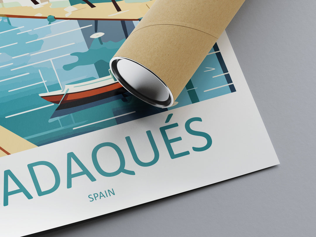 Cadaqués Travel Print Wall Art Cadaqués Wall Hanging Home Décor Cadaqués Gift Art Lovers Spain Art Lover Gift Cadaqués Print Spain Wall Art