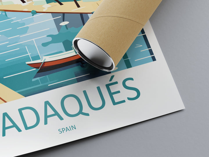 Cadaqués Travel Print Wall Art Cadaqués Wall Hanging Home Décor Cadaqués Gift Art Lovers Spain Art Lover Gift Cadaqués Print Spain Wall Art